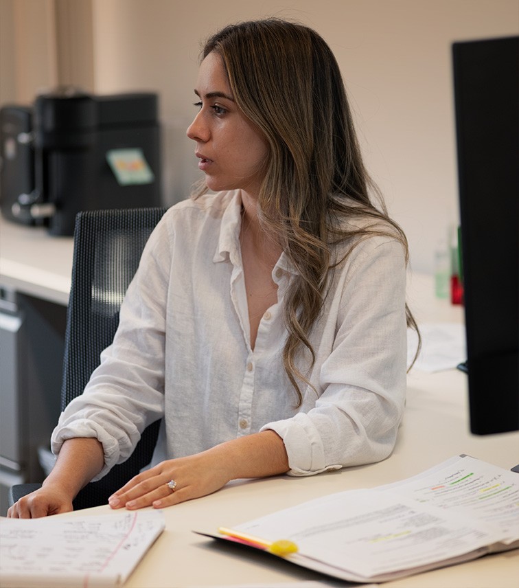 Employment Law Image Woman working at desk